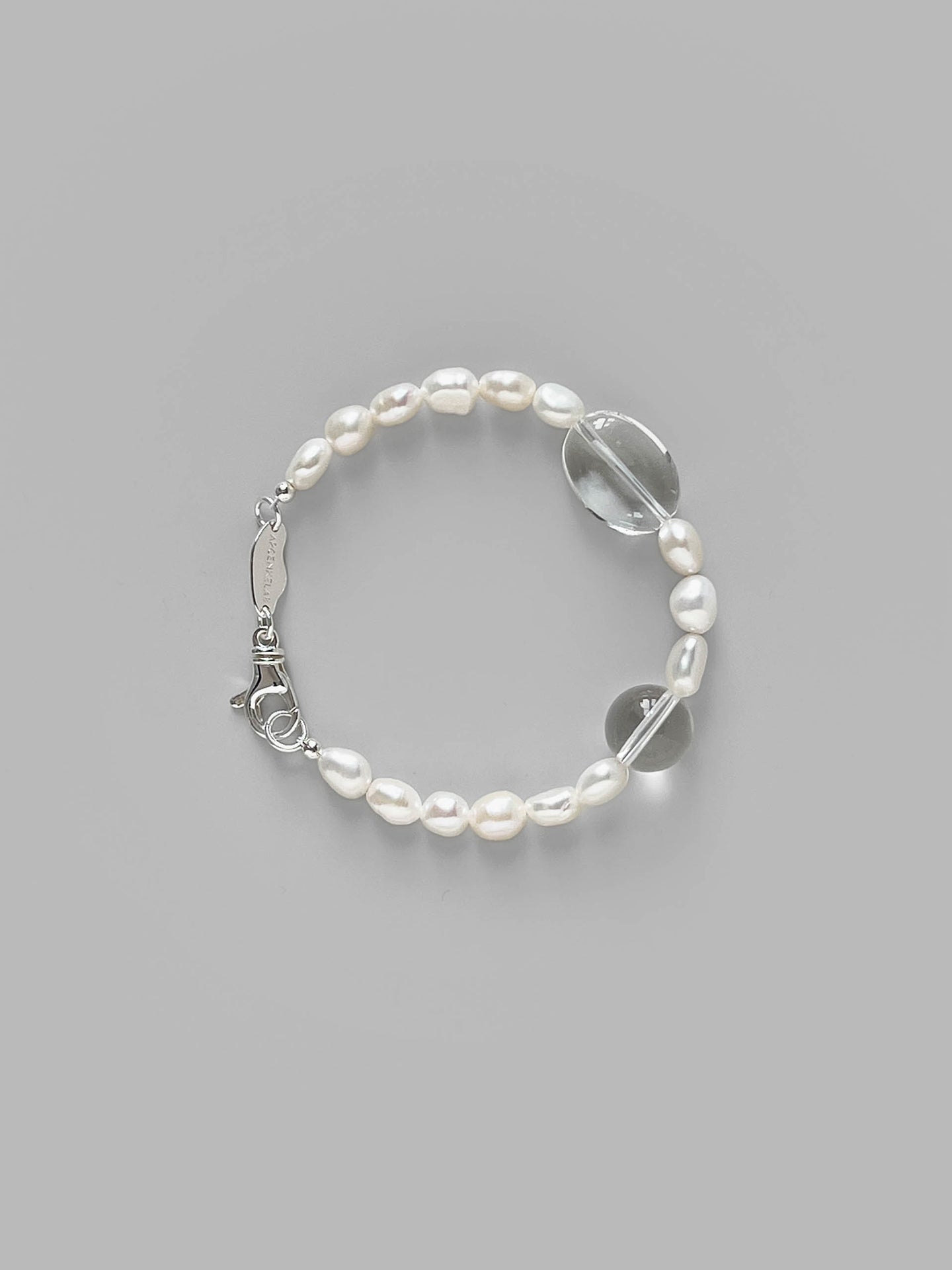 Pure White Crystal Pearl Bracelet