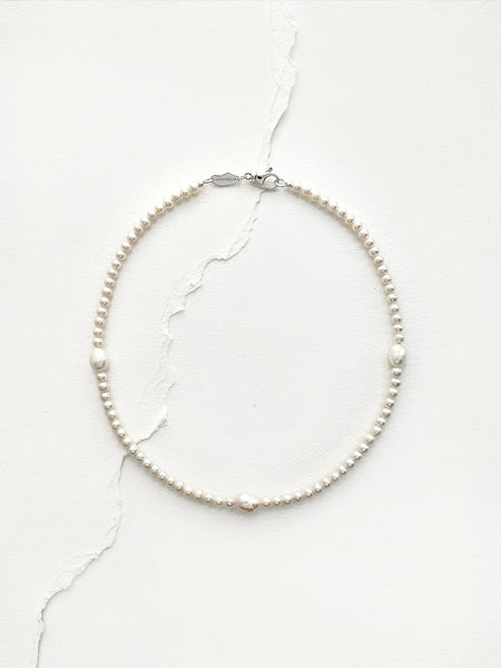Natural Pearl and Baroque Choker Necklace – ARCENKELAB
